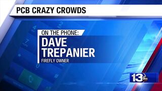 WATCH: Crowds go crazy in Panama City Beach