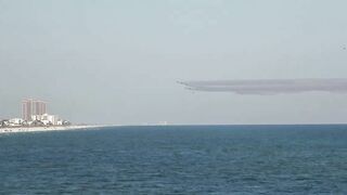 Blue Angels Pensacola Beach Flyby 3/27/22