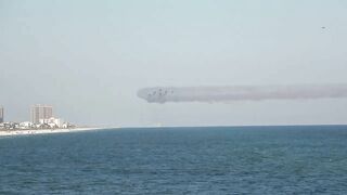 Blue Angels Pensacola Beach Flyby 3/27/22