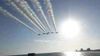 Blue Angels Pensacola Beach Flyby 3/27/22