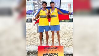 PH Beach Volleyball Team HUMAKOT ng MEDALYA sa Australia Beach Volleyball Tour Championhips