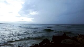 The Noosa Bar and Main Beach. Monday morning, March 28, 2022.