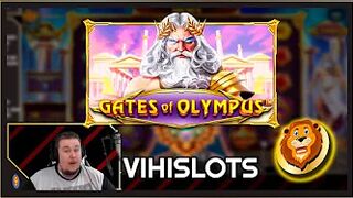 GATES OF OLYMPUS ★ GREAT BONUS WIN ★ VIHISLOTS TWITCH STREAM