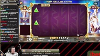 GATES OF OLYMPUS ★ GREAT BONUS WIN ★ VIHISLOTS TWITCH STREAM