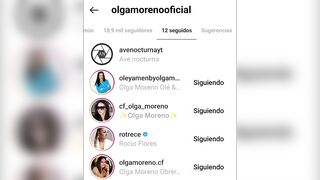 OLGA MORENO ABRE SU CUENTA OFICIAL DE INSTAGRAM