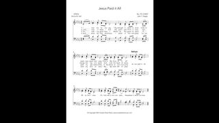 Jesus Paid It All (Flexible 4-Part)