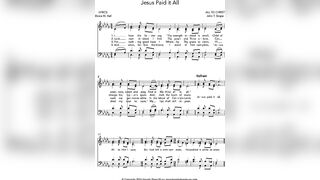 Jesus Paid It All (Flexible 4-Part)