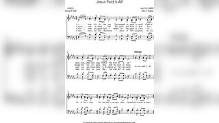 Jesus Paid It All (Flexible 4-Part)