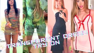 Transparent And See Through Dress -Use Your Imagination |Try on haul 8 #sheerdress #Underwear