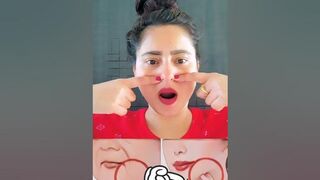 ♨️???? yoga for lift saggy cheeks, droppy cheeks, Antiaging yoga try it ♨️???? #shorts