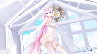 [MMD] SHAKE IT - プルルン ルカ 白赤ランジェリー Pururun Luka Lingerie【4K/60FPS】