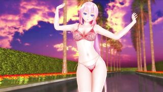 [MMD] SHAKE IT - プルルン ルカ 白赤ランジェリー Pururun Luka Lingerie【4K/60FPS】