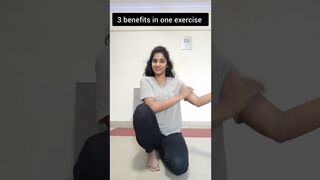 3 Benefits in 1 exercise #viral #weightloss #fullbodyworkout #yoga #shorts #trending @yogawithnik
