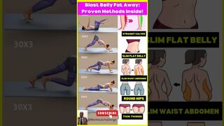 5 Exercises To Reduce Belly Fat Fast #exercise #yoga #bellyfat #short#weightloss#reducebellyfat
