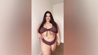 BBW women versatile wardrobe for micro bikinis