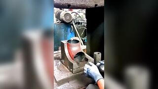 ReAction Video: Mind-Blowing Pipe Stretching: Hydraulics & Steel Balls Edition!!! #shorts #viral