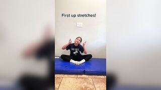 How to get your splits in one day!! #fypシ #stretching #splits #gymnast #skills