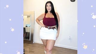BODYSUIT OUTFIT BEAUTIFUL DRESS TRY ON HAUL AND IDEAS FOR YOU ????CURVY MODEL FHASION,PLUS SIZE MODEL27