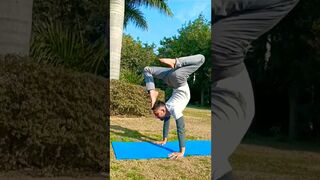 Handstand Variation (Vrischikasana) #yoga #fitnessmotivation #shorts #shortsvideo #viral