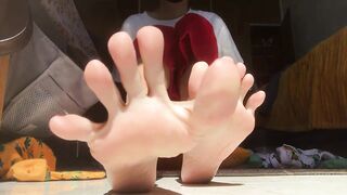 Flexible Asian Toes (AI Enhanced)