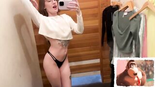 Try On Haul. See Through. Transparent Lingerie Clothing Haul. Sheer Lingerie (REACTION)