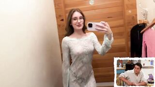 Try On Haul. See Through. Transparent Lingerie Clothing Haul. Sheer Lingerie (REACTION)