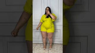 Plus Size Try On Haul,sexy romper ???? #fashion #model #curvy #plussize