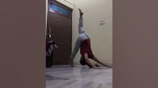 Push-up। Morning workout। stretching exercise#yogashorts