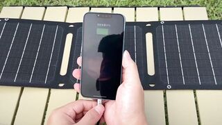 Outdoor powerful flexible Solar Panel 5v 21w Portable battery phone charge check inbox to buy