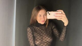 [4K] Transparent Clothes Try-on Haul with Olga Kiss (2024)