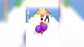 Twerk Race 3D-Running Game #shorts #funnygamevideos #gameplay Lavel 8 #Twerk_Race_3D_Running_Game