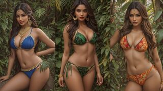 Indian models in bikinis | AI Art Lookbook | AI Beauty and Art