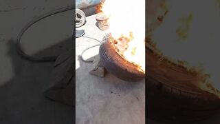 Car tyre stretching via FIRE method FAILS!!!????????????????????