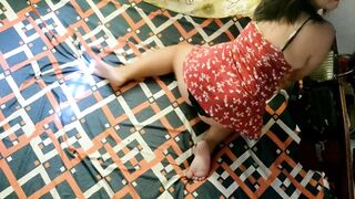 YOGA dress stretching at home