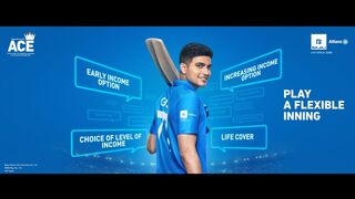 Play a Flexible Innings with Bajaj Allianz Life Ace | Shubman Gill