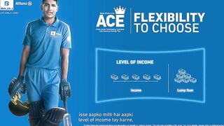 Play a Flexible Innings with Bajaj Allianz Life Ace | Shubman Gill