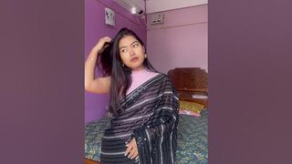 Flipkart!????try on haul! Party wear saree under 800 #tryonhaul2024 #flipkart #saree fashion #ytshort