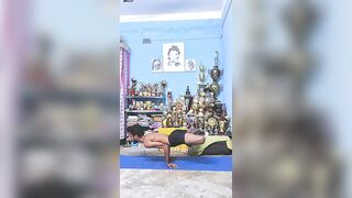 PADMA MAYURASANA #yoga #shortsfeed #viral #shortvideo #youtubeshorts