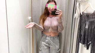 [4K] Exploring Transparent Clothes | See through Try on Haul