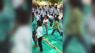 Rajasthan sarkar ke aadesh ki palna me surye ???? namaskar ???? #yoga #education #rajasthan #schoollife