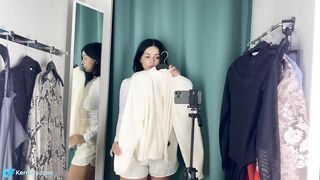 Try-On Haul with Model: Transparent Daily Wear Edition