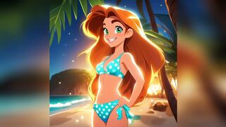 Cartoon girls bikinis part 37