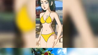 Cartoon girls bikinis part 37