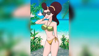 Cartoon girls bikinis part 32