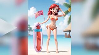 Cartoon girls bikinis part 26