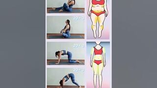 Yoga Pilates_reduce belly fat fast at home???? #shorts