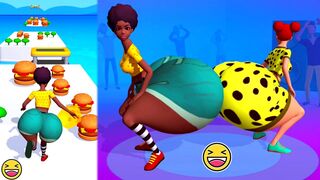 Twerk Run | Funny Game | Twerk Race 3D Running Game | Android Gameplay (Level 205 To 207)