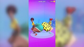 Twerk Run | Funny Game | Twerk Race 3D Running Game | Android Gameplay (Level 205 To 207)