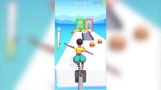 Twerk Run | Funny Game | Twerk Race 3D Running Game | Android Gameplay (Level 205 To 207)