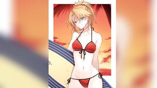 Sexy anime girls in bikinis